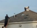 Rabbis Katz and Abend Preparing the rainwater collection system Rabbis Katz and Abend Preparing the rainwater collection system